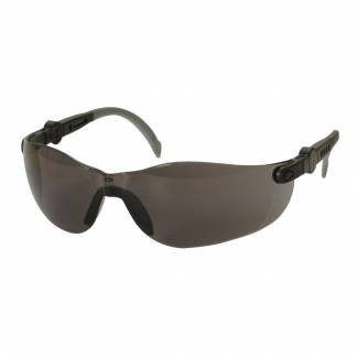 Beskyttelsesbrille, THOR Vision, One size, sort, PC, antirids, justerbare st&aelig;nger, flergangs