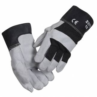 Oksespalthandske, 8, gr&Atilde;&yen;, oksel&Atilde;&brvbar;der, rigger