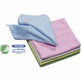 Reng&Atilde;&cedil;ringsklud, Super TenTax, 40x40cm, hvid, mikrofiber *Denne vare tages ikke retur*