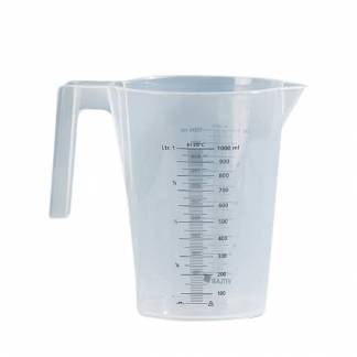 M&Atilde;&yen;lekande, 1 l, klar, PP, &Atilde;&yen;ben hank