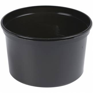 Plastbakke, 7cm, &Atilde;&tilde;11,5cm, 500 ml, 500 ml, sort, PP, 1-rums