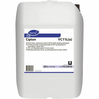 Grundrens, Diversey Cipton VC11(a), 20 l, CIP, uden farve og parfume