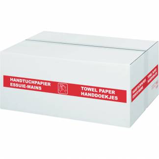 H&aring;ndkl&aelig;deark, Wepa, 2-lags, Z-fold, 24x24cm, 8 cm, hvid, 100% nyfiber