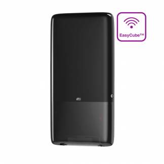 Dispenser, Tork H5, 10,1x37x73,1cm, sort, plast, til h&Atilde;&yen;ndkl&Atilde;&brvbar;deark med maks dybde 8 cm og maks bredde 20,5 cm *Denne vare tages ikke retur*