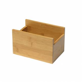 Dispenser, Bamboo, 18x12cm, natur, bambus *Denne vare tages ikke retur*