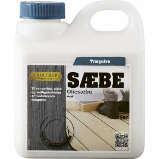 Tr&aelig;gulvpleje, Trip Trap Olies&aelig;be, 1 l, hvid, med farve, uden parfume *Denne vare tages ikke retur*