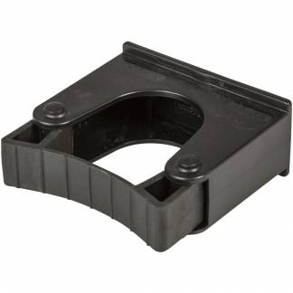 Redskabsholder, Tina Trolleys Toolflex, 80x80x35mm, sort, PP/gummi, til skaft p&Atilde;&yen; 25-35 mm, med to huller *Denne vare tages ikke retur*