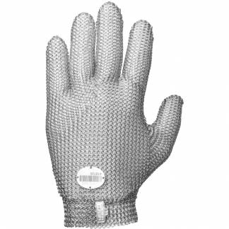 Brynjehandske, Niroflex 2000, S, hvid, st&Atilde;&yen;l, flex lukning