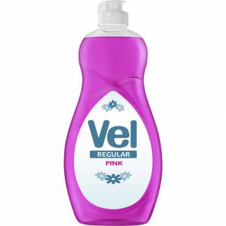H&Atilde;&yen;ndopvask, Vel Regular, 500 ml, pink, med farve og parfume