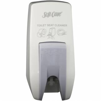 Dispenser, Diversey Soft Care, hvid, plast, til toilets&aelig;derens,1,0 ml pr. dosering *Denne vare tages ikke retur*