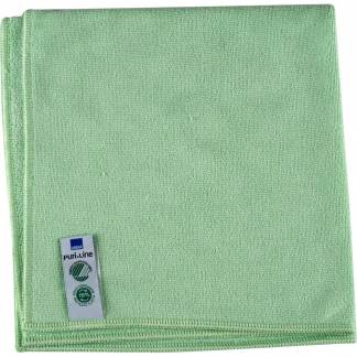 Reng&oslash;ringsklud, ABENA Puri-Line Soft, 40x40cm, gr&oslash;n, mikrofiber, 70% genanvendt