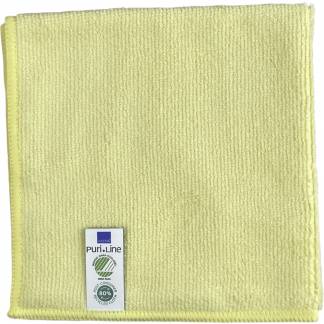 Reng&Atilde;&cedil;ringsklud, ABENA Puri-Line Basic, 32x32cm, gul, mikrofiber *Denne vare tages ikke retur*