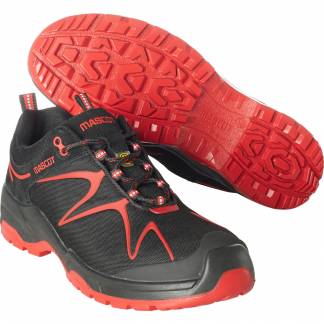 Sikkerhedssko, Mascot Footwear Flex, 39, r&oslash;d, SRC, S3, ESD, sn&oslash;re, tekstils&oslash;mv&aelig;rn, kompositt&aring;v&aelig;rn, stigegreb, metalfri, herre