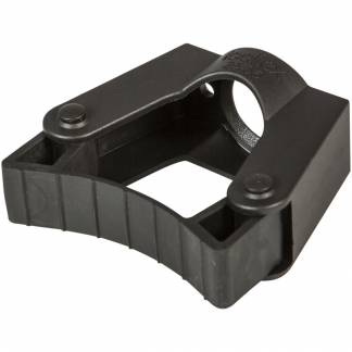 Redskabsholder, Tina Trolleys Toolflex, 75x80x40mm, sort, PP/gummi, til skaft p&Atilde;&yen; 25-35 mm, 1 hul til montering