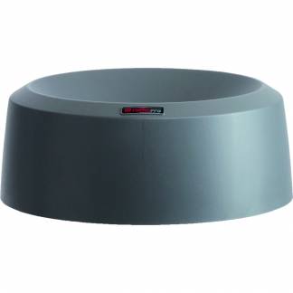 L&Atilde;&yen;g, Rotho Mode, 15cm, &Atilde;&tilde;38cm, m&Atilde;&cedil;rkegr&Atilde;&yen;, PP, med h&Atilde;&cedil;j kant, til kildesortering *Denne vare tages ikke retur*