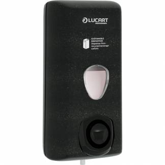 S&Atilde;&brvbar;bedispenser, Lucart EcoNatural, 90x102x216mm, 500 ml, sort