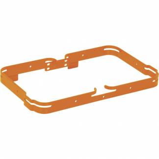 Tilbeh&Atilde;&cedil;rsholder, Diversey TASKI, 46x30x6,3cm, orange, metal, til inventarspande og 110 ltr. pose *Denne vare tages ikke retur*