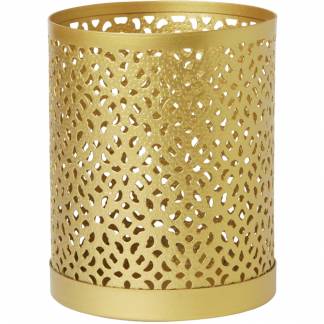 Lysestage, Duni Bliss, 100mm, &Oslash;80mm, guld, metal *Denne vare tages ikke retur*