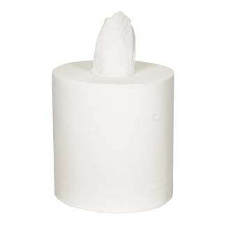 H&aring;ndkl&aelig;derulle, Excellent, neutral, 1-lags, Midi, 320m x 20cm, &Oslash;18,5cm, hvid, 100% nyfiber, uden hylse