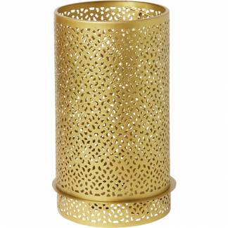 Lysestage, Duni Bliss, 20cm, &Oslash;12cm, guld, metal *Denne vare tages ikke retur*