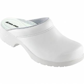 Tr&Atilde;&brvbar;sko, Euro-Dan Flex, 35, hvid, SRC, O1, uden h&Atilde;&brvbar;lkappe, stigegreb, vidde 13