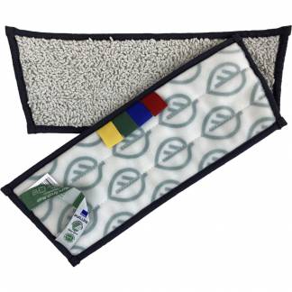 Fugtmoppe, ABENA Puri-Line Micro Brush, gr&Atilde;&yen;, mikrofiber, 30 cm, med velcro