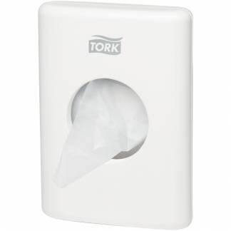 Hygiejnedispenser, Tork, 36x100x140mm, hvid, plast