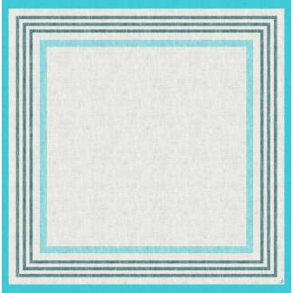 Stikdug, Dunicel Raya, 84x84cm, bl&Atilde;&yen; *Denne vare tages ikke retur*