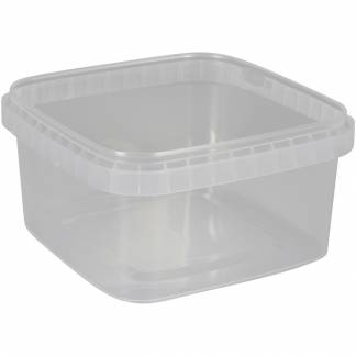 Condi b&Atilde;&cedil;tte, 12,8x12,8x6,5cm, 680 ml, klar, PP, 1-rums