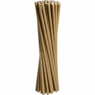 Suger&oslash;r, ABENA Gastro, 25cm, &Oslash;6mm, brun, pap