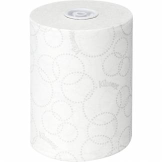 H&aring;ndkl&aelig;derulle, Kimberly-Clark Kleenex, 2-lags, 100m x 19,8cm, &Oslash;15cm, hvid
