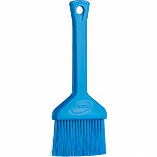 Levnedsmiddelpensel, Vikan, bl&Atilde;&yen;, polyester/PP/rustfrit st&Atilde;&yen;l, 7 cm, bl&Atilde;&cedil;de b&Atilde;&cedil;rsteh&Atilde;&yen;r
