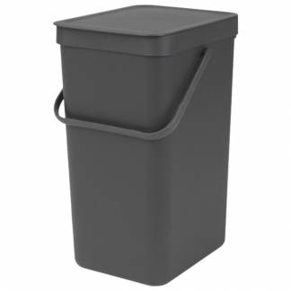 Affaldsspand, Brabantia Sort & Go, 16 l, gr&Atilde;&yen;, plast *Denne vare tages ikke retur*