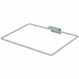 Tilbeh&oslash;rsholder, Tina Trolleys, 280x380x40mm, gr&aring;, pulverlakeret st&aring;l, med beslag, lille