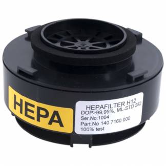HEPA filter, Nilfisk, UZ964, sort, H13