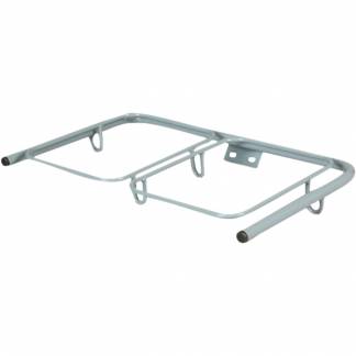 Poseholder, Tina Trolleys Exclusive, 54x32x7cm, gr&Atilde;&yen;, pulverlakeret st&Atilde;&yen;l, til 60 ltr. poser