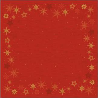 Stikdug, Dunicel, 84x84cm, r&oslash;d, airlaid *Denne vare tages ikke retur*