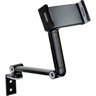 Holder til tablet, Tina Trolleys Exclusive, sort, plast/silikone/st&aring;l, passer til tablet str. 7''-10,1'' *Denne vare tages ikke retur*