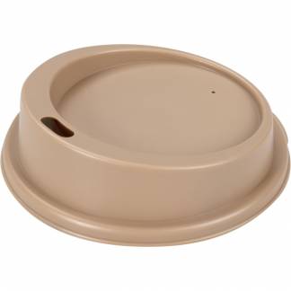 L&aring;g, ABENA Gastro, &Oslash;7,9cm, beige, PP, til kaffeb&aelig;ger til flergangsbrug