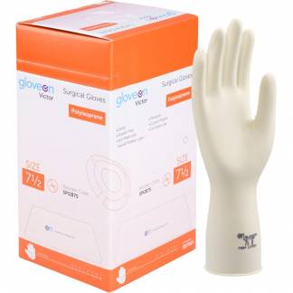 Operationshandske, Gloveon Victor, 7,5, nature, polyisopren, pudderfri