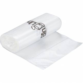Spandepose med stjernebund, ABENA Bin-Line, 12 l, klar, LLDPE/virgin, 40x57cm