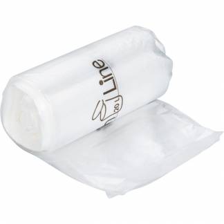 Spandepose med stjernebund, ABENA Bin-Line, 20 l, klar, LLDPE/virgin, 38,5x77,5cm