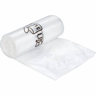 Spandepose med stjernebund, ABENA Bin-Line, 3 l, klar, LLDPE/virgin, 29x35cm