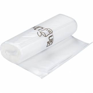 Spandepose med stjernebund, ABENA Bin-Line, 15 l, klar, LLDPE/virgin, 44,5x54cm