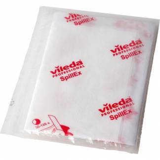 Spildmoppe, Vileda Cleanroom Spillex, CE, 54x37cm, hvid, nonwoven/PE, KAT7, engangs *Denne vare tages ikke retur*
