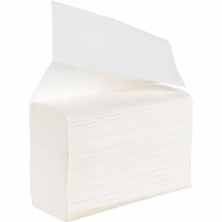 H&aring;ndkl&aelig;deark, ABENA Care-Ness Excellent, 2-lags, Z-fold, 24x18,4cm, 8 cm, hvid, nyfiber, komprimeret