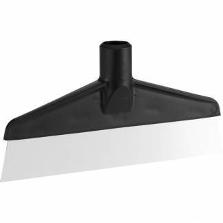 Gulvskaber, Vikan, 24,5x12,5x3,1cm, sort, PP/rustfrit st&aring;l, 24,5 cm, med enkeltblad *Denne vare tages ikke retur*