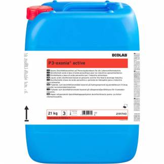 Desinfektion, Ecolab P3-oxonia active S, 20 l, til CIP, flydende, uden farve og parfume