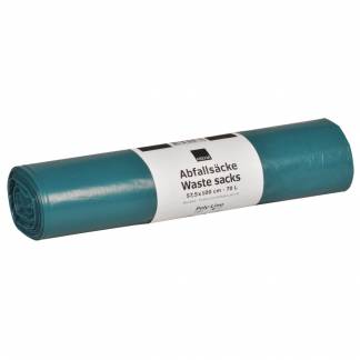 S&Atilde;&brvbar;k, ABENA Poly-Line, 70 l, bl&Atilde;&yen;, LDPE/recycle, 57,5x100cm