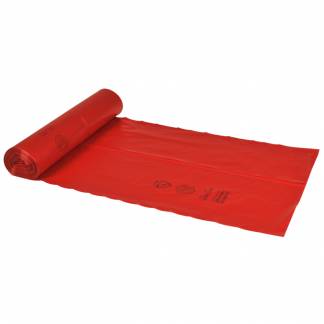 S&aelig;k, ABENA Poly-Line, 120 l, r&oslash;d, LDPE/recycle, 70x110cm